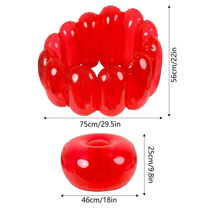 Kovar Decor Jelly Inflatable Sofa Seat Chair